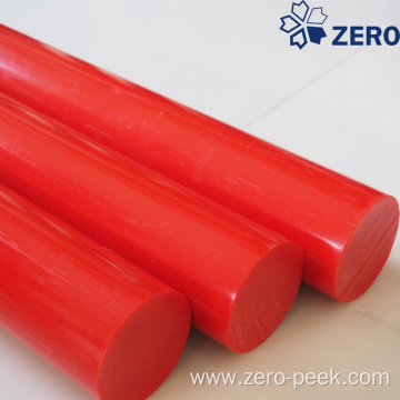 Red color delrin rod